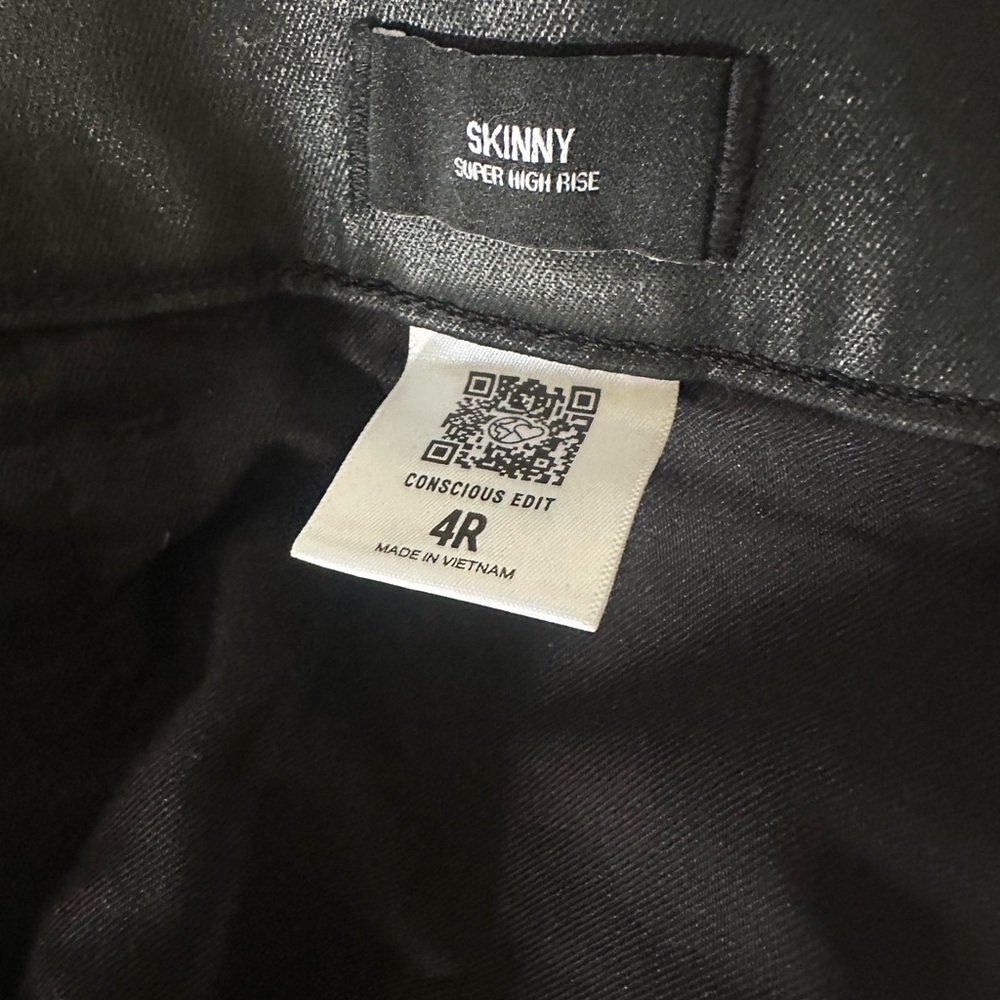 Express Jet Black High Waist Pants